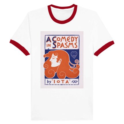 "A Comedy in Spasms" Art Nouveau Unisex Ringer T-shirt