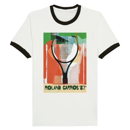 Vintage Roland Garros '87  Unisex Ringer T-shirt