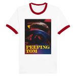 Peeping Tom 1960 Movie Poster Unisex Ringer T-shirt