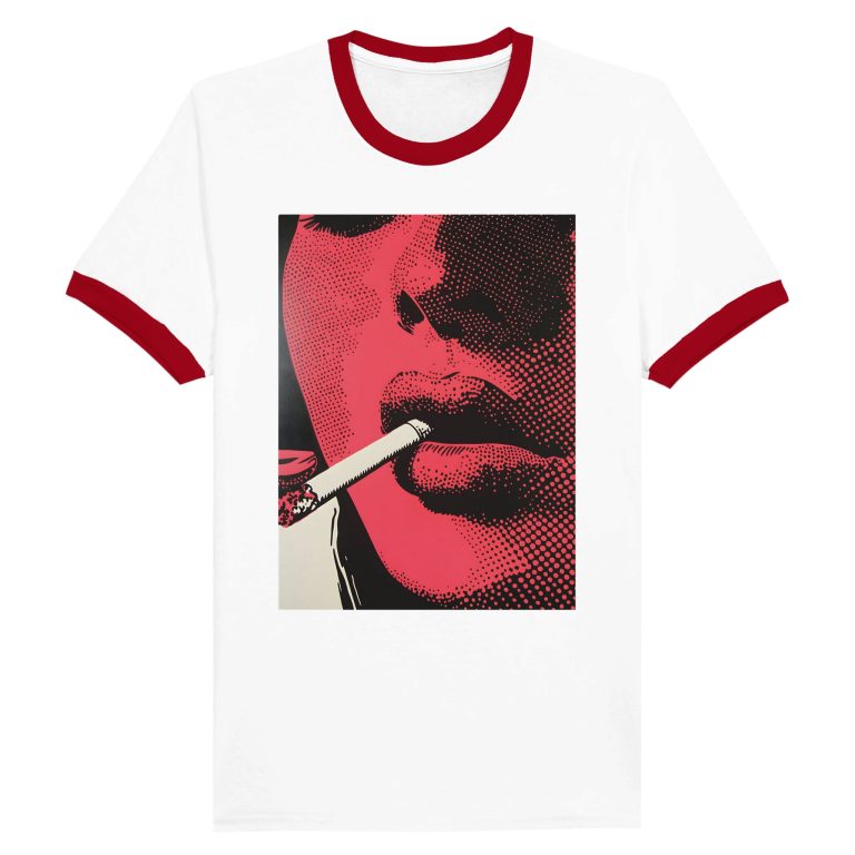 1950s Inspired Graphic Tee: Vintage Fashion Statement Unisex Ringer T-shirt