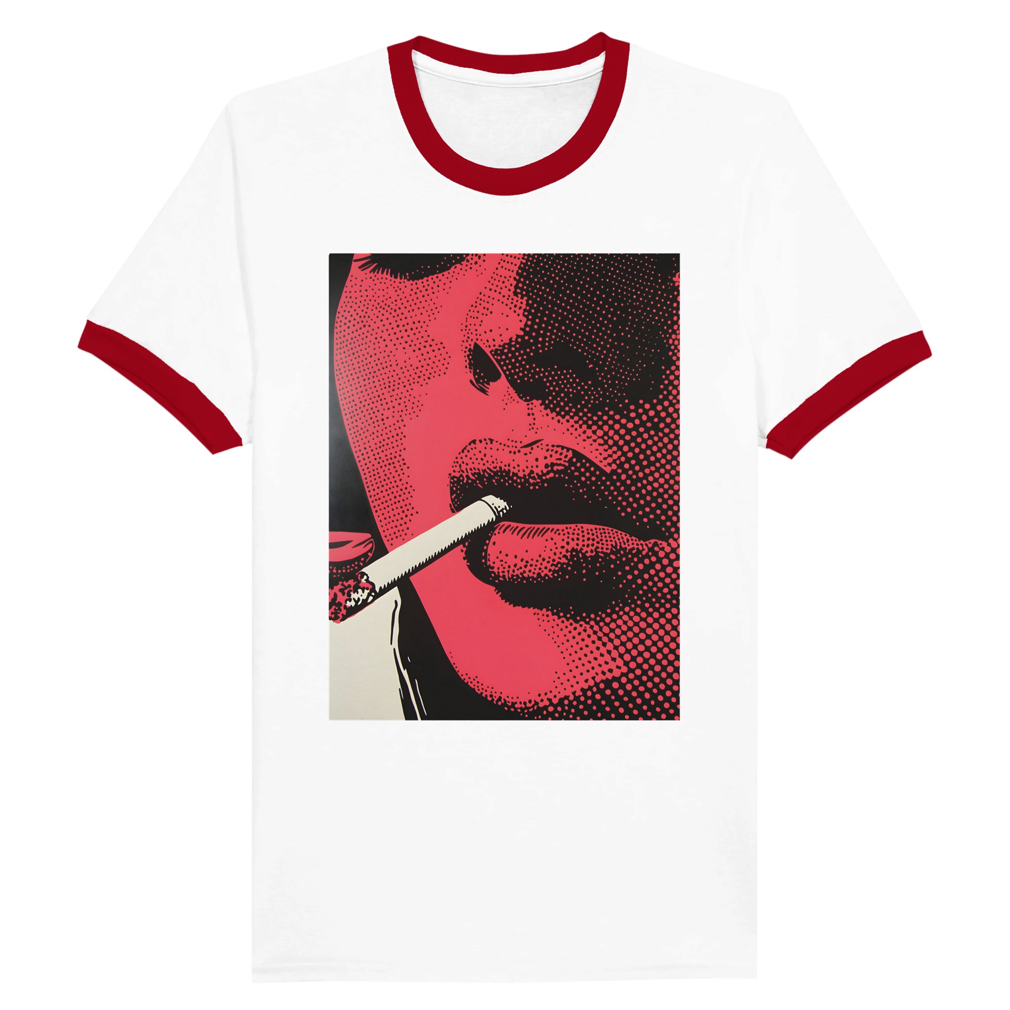 1950s Inspired Graphic Tee: Vintage Fashion Statement Unisex Ringer T-shirt