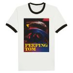 Peeping Tom 1960 Movie Poster Unisex Ringer T-shirt