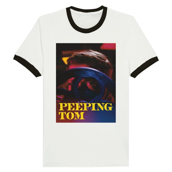 Peeping Tom 1960 Movie Poster Unisex Ringer T-shirt