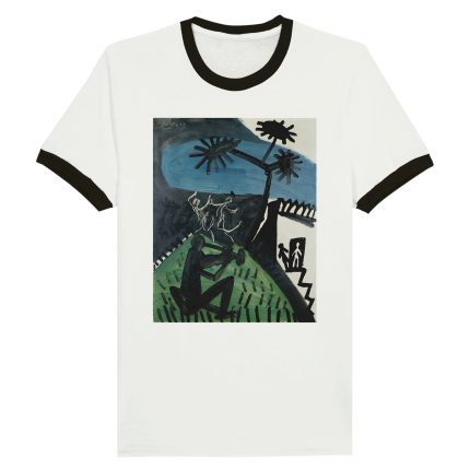 FAugust Macke Inspired Tee Unisex Ringer T-shirt