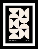 Bauhaus Exhibition Wooden Framed Poster Wall Art