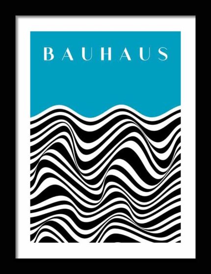 Bauhaus Exhibition Wooden Framed Poster Wall Art