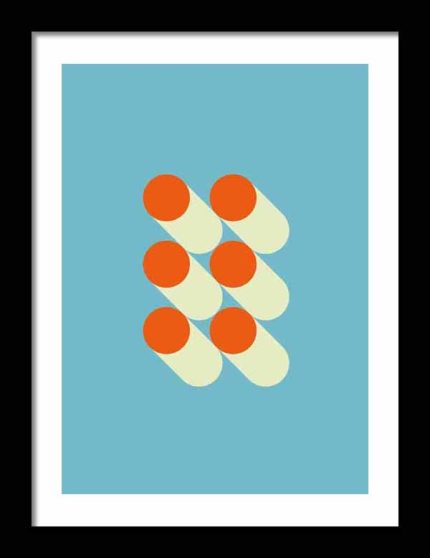 Bauhaus Exhibition Wooden Framed Poster Wall Art