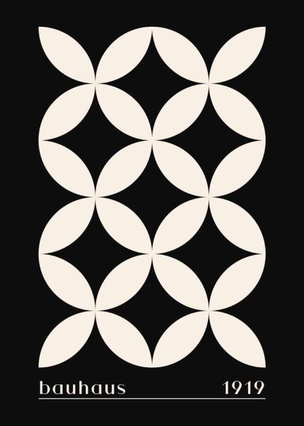 Bauhaus Printed Poster