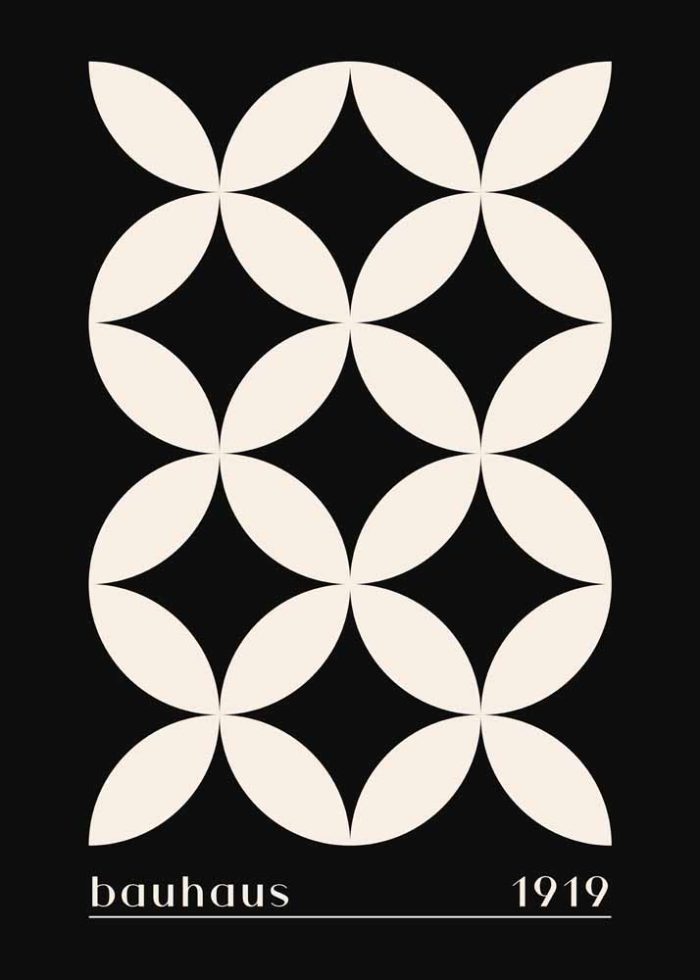 Bauhaus Printed Poster - Image 1