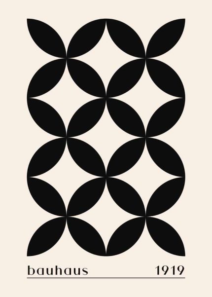 Bauhaus Printed Poster
