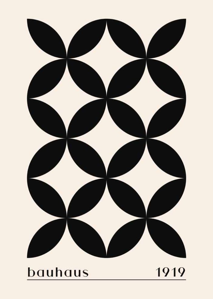 Bauhaus Printed Poster - Image 1