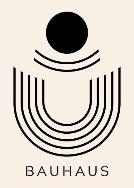Bauhaus Exhibition Wall Art Poster Aluminum Print