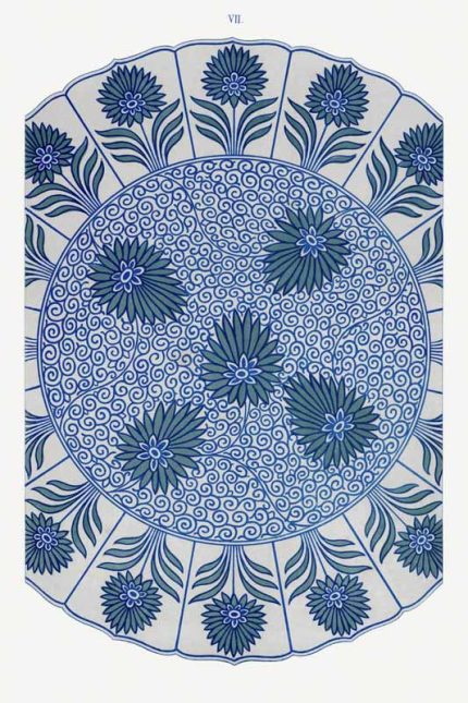 Chinese Botanical Floral Print Wall Art Poster