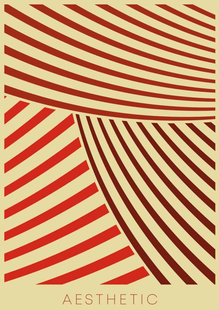Boho Abstract Print Wall Art Poster - Image 1