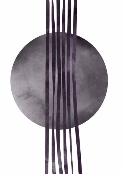 Boho Abstract Print Wall Art Poster