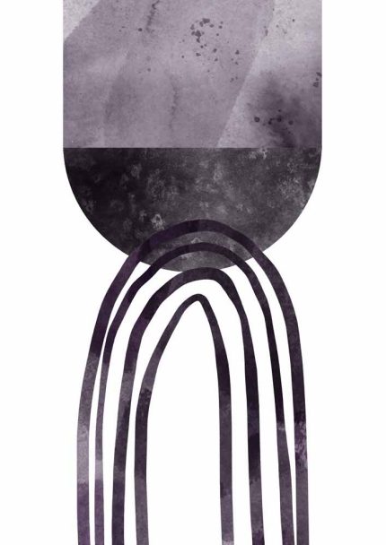 Boho Abstract Print Wall Art Poster