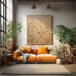 Delicate Wildflower Meadow Painting - Floral Art Print Aesthetic Poster Prints: Elevate Your Space with Trendy Designs