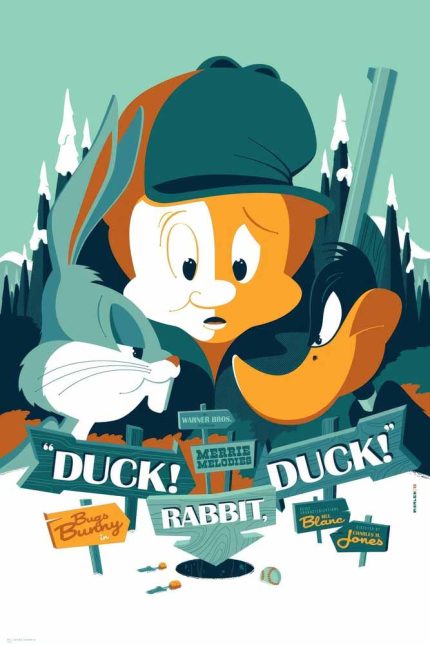 Duck! Rabbit Duck 1953 Movie Poster Wall Art