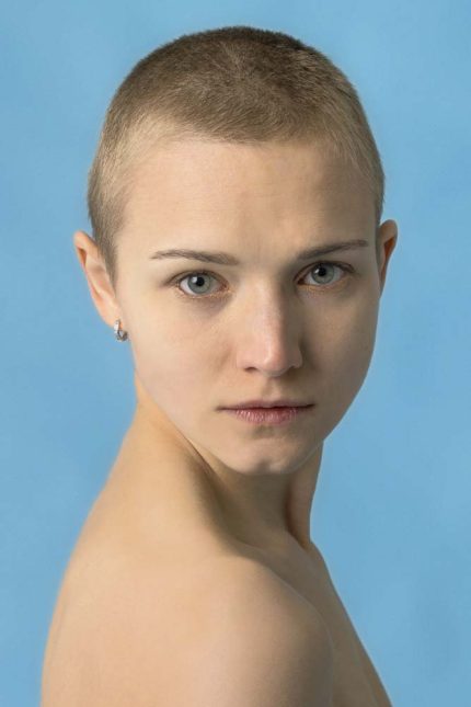 Striking Female Direct Gaze Studio Portrait Commercial Use Digital Downloadable Image