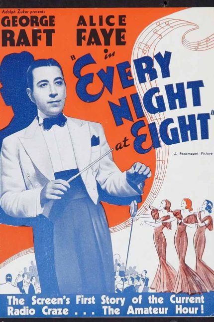 Every Night at Eight 1935 Movie Poster Wall Art