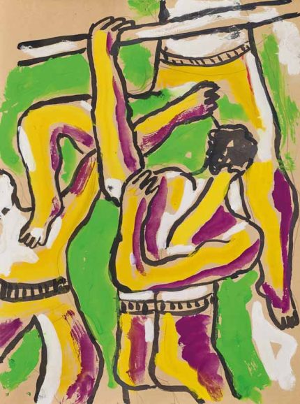 Fernand Léger Acrobates Etude pour Le Cirque 1950 Wall Art Poster