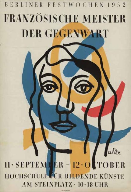 Fernand Léger Berliner Festwochen 1952 Französische Meister der Gegenwart 1952 Wall Art Poster