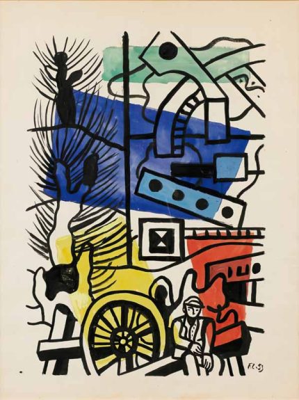 Fernand Léger Composition 1953 Wall Art Poster