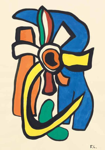 Fernand Léger Composition murale 1952 Wall Art Poster