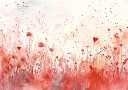 Wildflower Meadow Painting - Colorful Floral Field Art Print