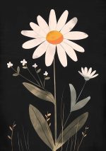 Floral Botanical Flower Print Wall Art Poster