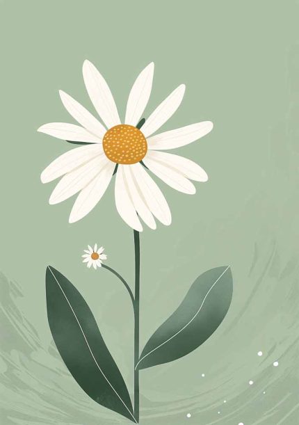 Floral Botanical Flower Print Wall Art Poster