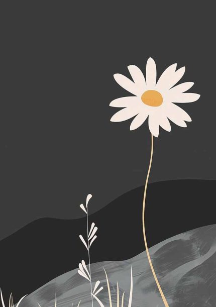 Floral Botanical Flower Print Wall Art Poster