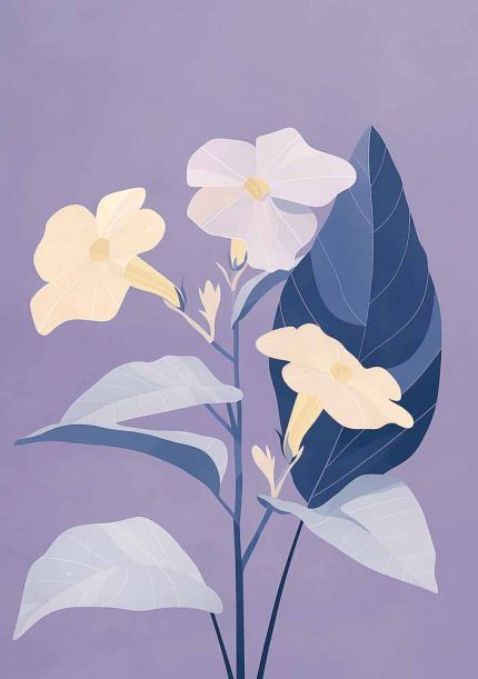 Floral Botanical Flower Print Wall Art Poster