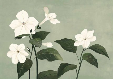 Floral Botanical Flower Print Wall Art Poster