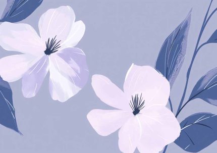 Floral Botanical Flower Print Wall Art Poster