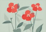 Floral Botanical Flower Print Wall Art Poster