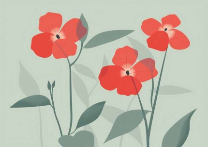 Floral Botanical Flower Print Wall Art Poster