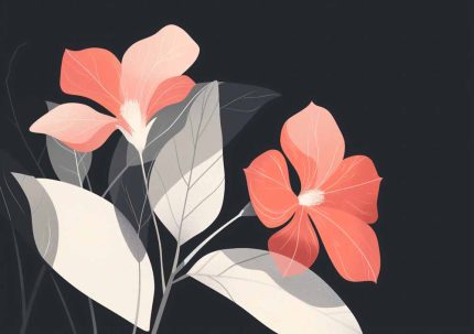 Floral Botanical Flower Print Wall Art Poster