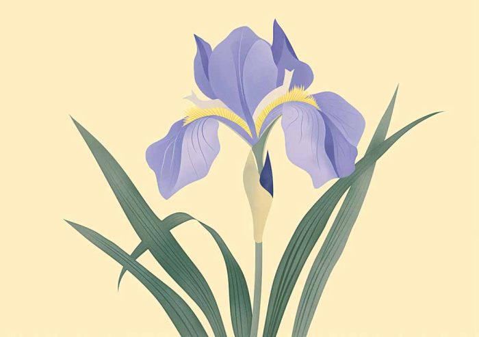 Floral Botanical Flower Print Wall Art Poster - Image 1