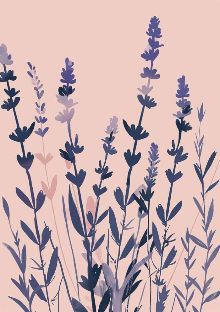 Floral Botanical Flower Print Wall Art Poster - Image 1