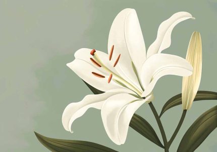 Floral Botanical Flower Print Wall Art Poster