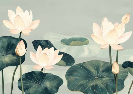 Floral Botanical Flower Print Wall Art Poster