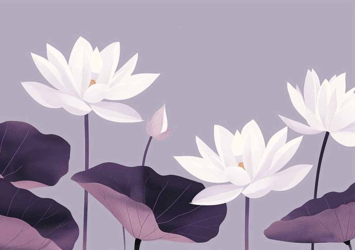 Floral Botanical Flower Print Wall Art Poster - Image 1