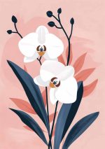 Floral Botanical Flower Print Wall Art Poster