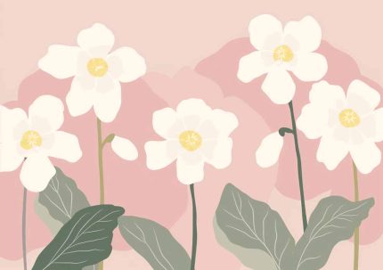 Floral Botanical Flower Print Wall Art Poster