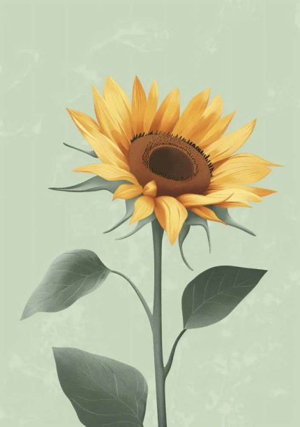 Floral Botanical Flower Print Wall Art Poster