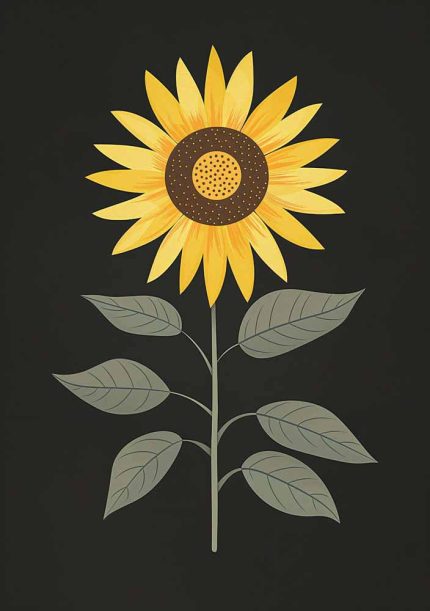 Floral Botanical Flower Print Wall Art Poster