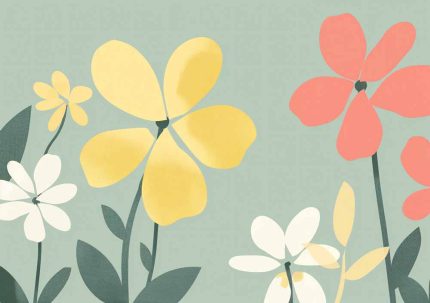 Floral Botanical Flower Print Wall Art Poster