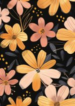 Floral Botanical Flower Print Wall Art Poster