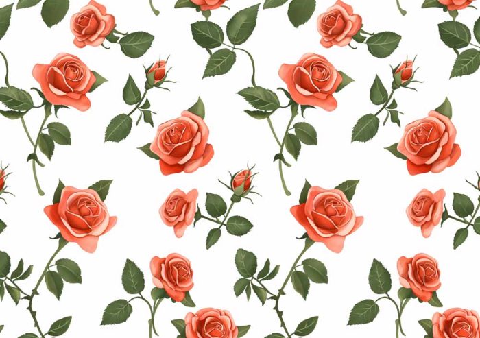 Floral Botanical Flower Print Wall Art Poster - Image 1